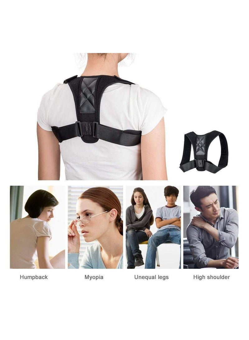 سبال دعامة ظهر سبول للرجال والنساء ، أداة فرد الجزء العلوي من الظهر لتسكين الآلام من الكتف القطني ودعم الترقوة ، حزام مريح للتنفس - Image 4