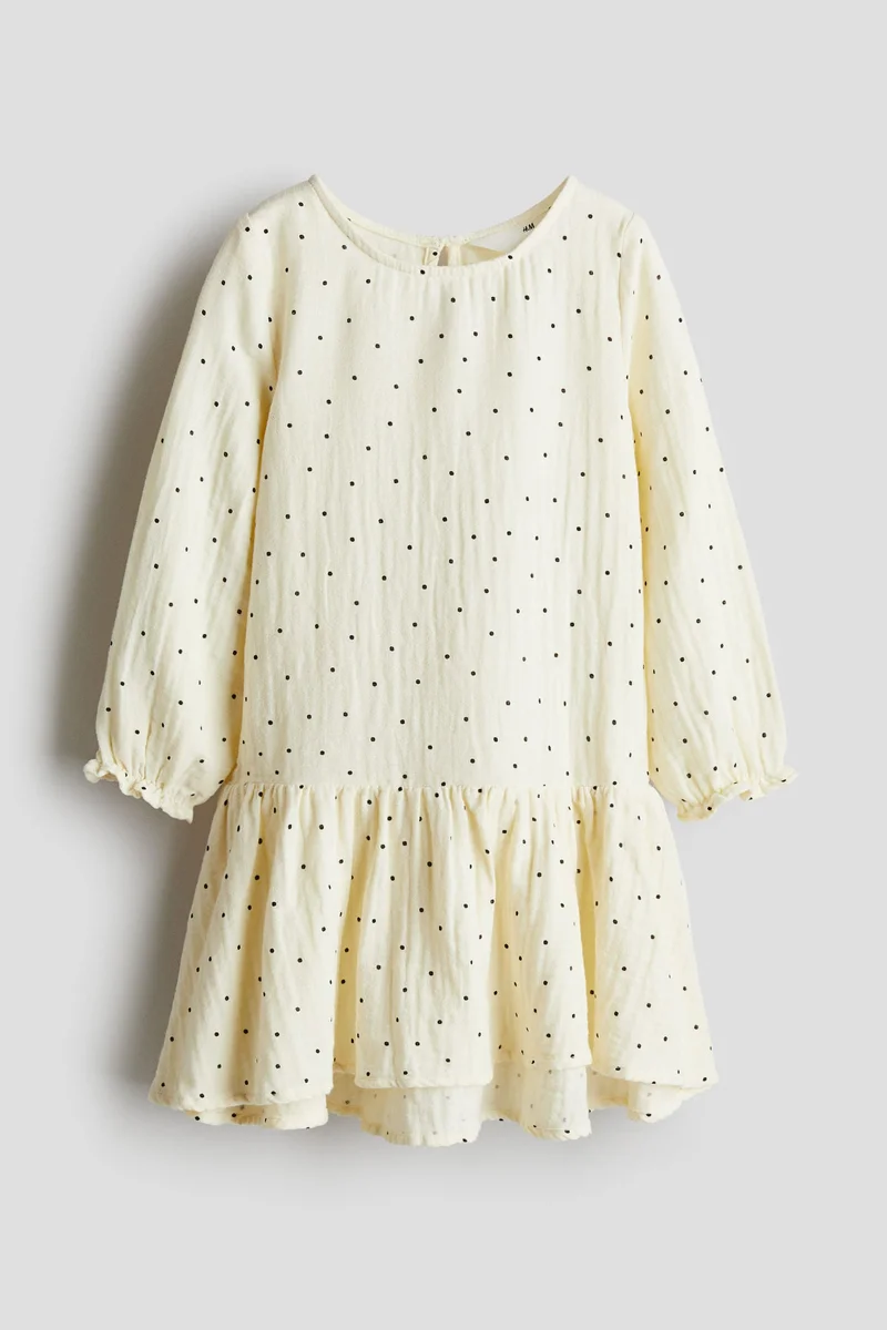 H&M Cotton muslin dress