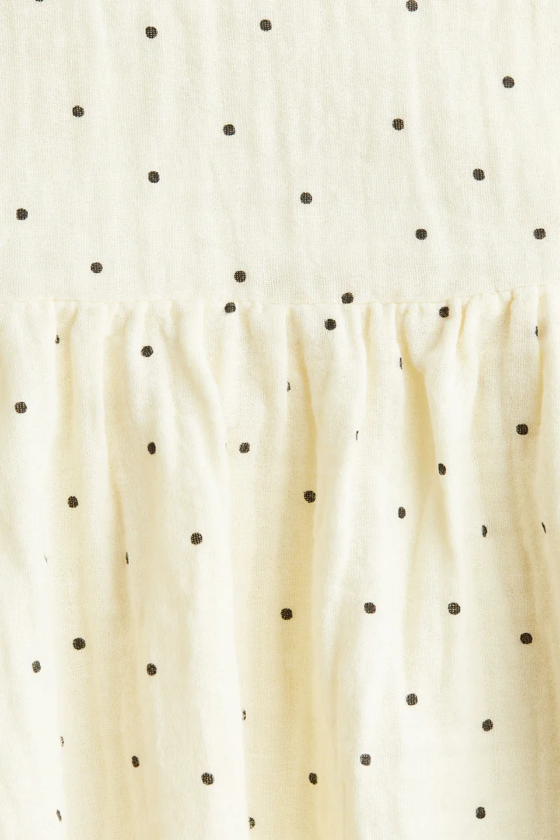 H&M Cotton muslin dress