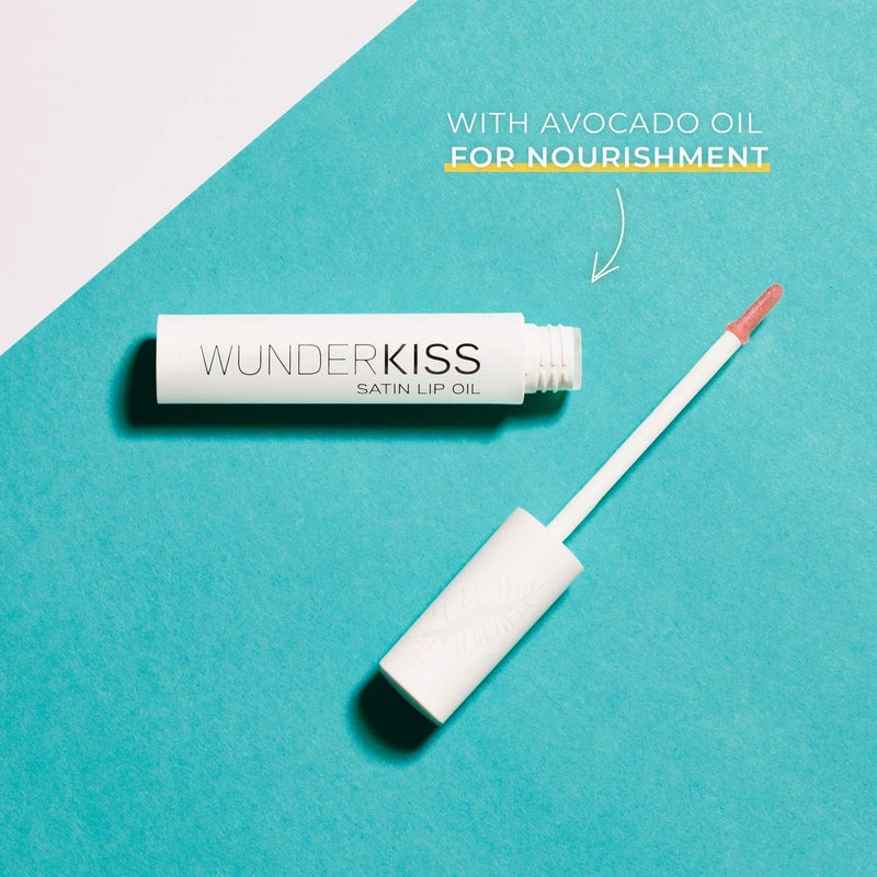 Wunderbrow WUNDER2 WUNDERKISS Satin Lip Oil - Anti Aging Lip Treatment for Moisturized Lips, 0.13 Fl Oz - Image 2