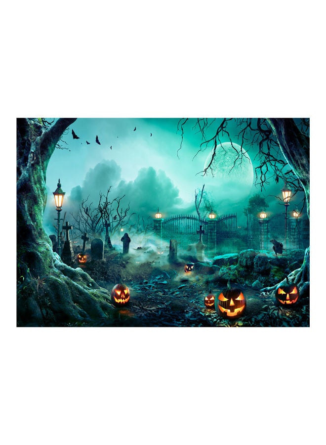 خلفية للتصوير الفوتوغرافي بتصميم صورة لل بنمط يقطين متعدد الألوان - Image 1