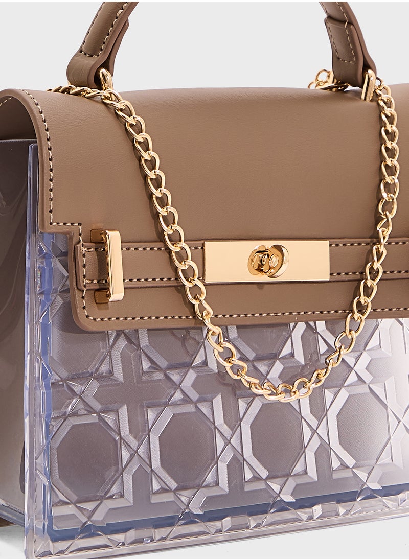 ELLA Clear Crossbody Bag  - Image 4