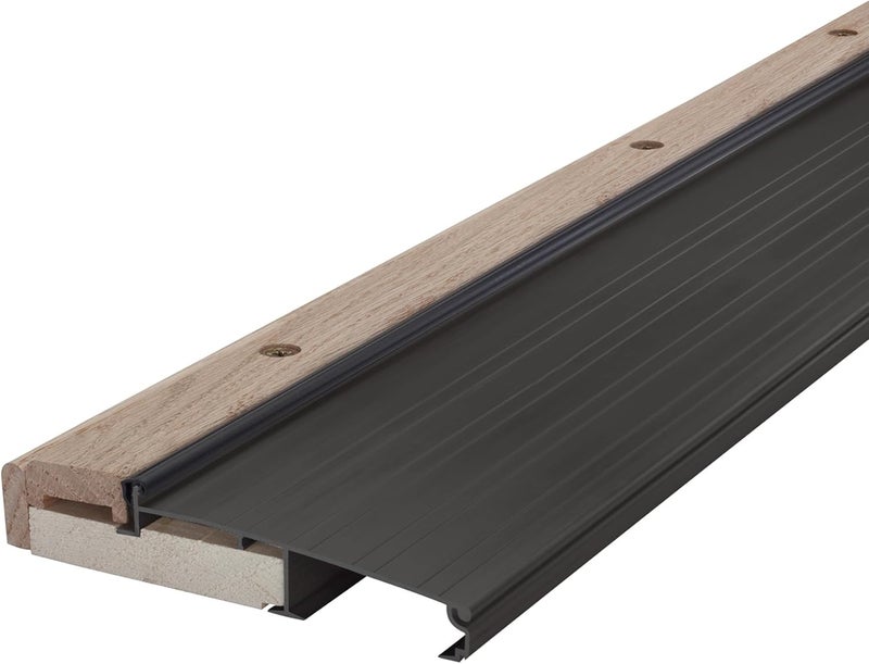 M-D Building Products Adjustable Aluminum and Hardwood Sill Inswing, Bronze - 36-Inch - Image 1