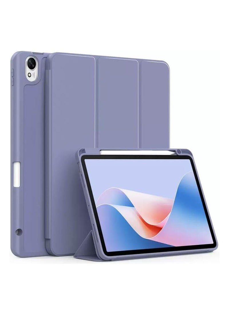 General Case Compatible with Huawei MatePad 11.5"S 2024 (DMG-W00 TGR-W10), TPU Flexible Back Cover with Pencil Holder and Auto Wake/Sleep For MatePad 11.5" S 
