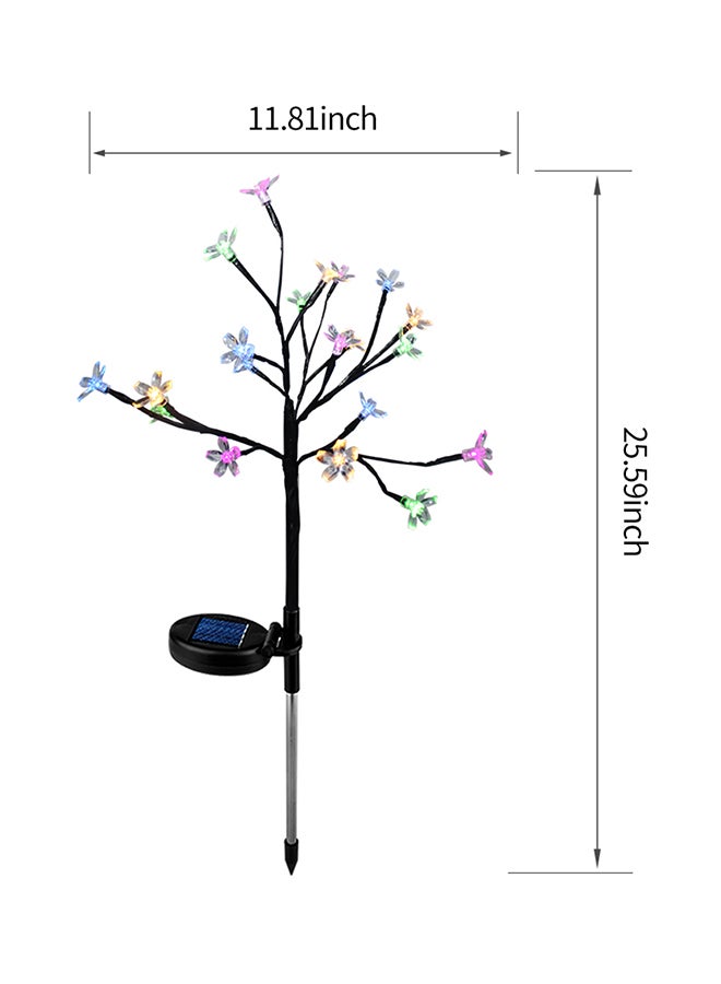 إسكدنيا مصباح LED يعمل بالطاقة الشمسية متعدد الألوان 40x6.5X8سم - Image 2
