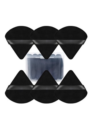 6-Pcs Soft Velvet Face Makeup Triangle Powder Puff Black 7x7.5CM - pzsku/Z615472178568BF05BAE1Z/45/_/1704372679/2cad95e4-d58f-4090-9b80-5f85e5e96bb2