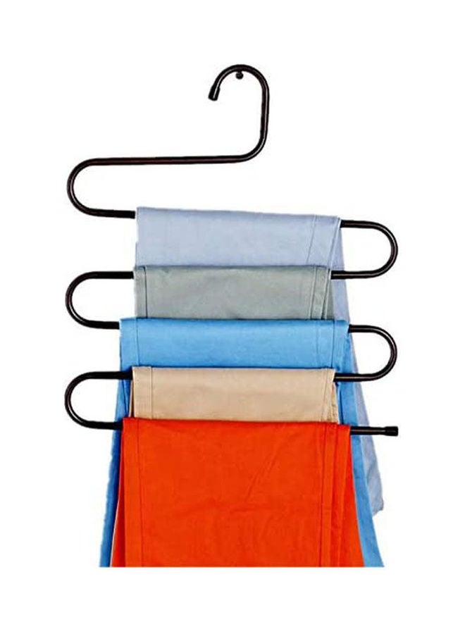 NIBEMINENT Pants Hanger Multi-Layer S-Style Black ‎40 x 20 1cm - Image 1