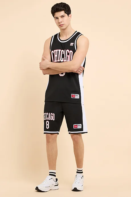 أر أند بي Printed Shorts with Drawstring Waist