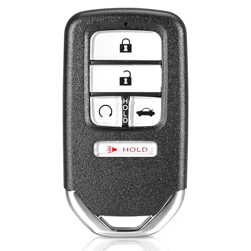 VOFONO Key Fob Replacement Compatible with Honda Civic 2016 2017 2018 2019 2020 2021 Smart Proximity Keyless Entry Remote Control Uncut Key 5 Buttons 433Mhz FCC ID: KR5V2X 72147-TBA-A11 - Image 1