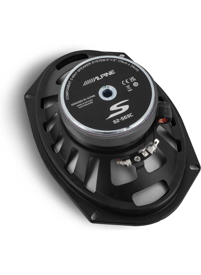 Alpine - Alpine S2-S69C - Next-Generation S-Series 6x9 Component Speaker Set - Image 1