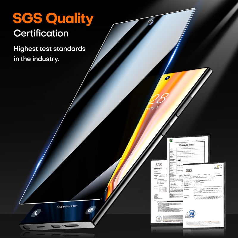 ال كي LK LϟK [عبوتان] لهاتف Samsung Galaxy S24 Ultra واقي شاشة الخصوصية - Image 3