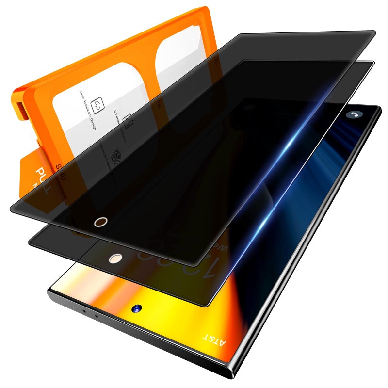 ال كي LK LϟK [عبوتان] لهاتف Samsung Galaxy S24 Ultra واقي شاشة الخصوصية - Image 1