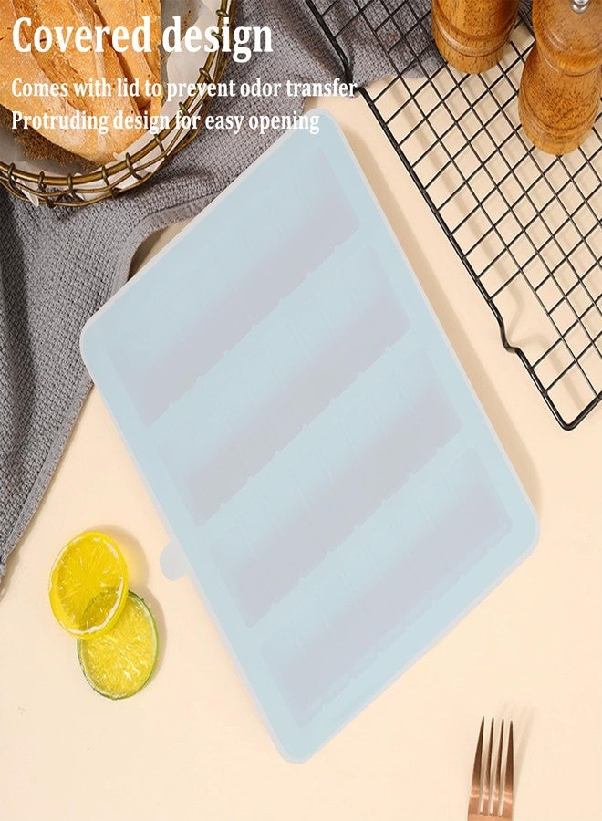 Sidosir 2PCS Butter Silicone Mold with Lid, Non-Stick Butter Mold Tray with Measurements for Making Butter for Chocolate Making and Homemade Cakes Baking - Image 5