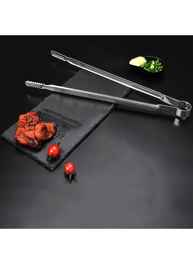 5pcs Stainless Steel Kitchen Tweezers Set Extra Long Cooking Tongs - Image 5