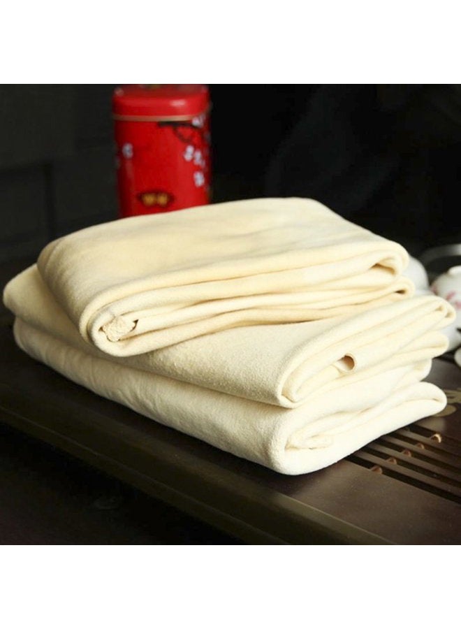 River Lake (2 Pack) Car Cleaning Natural Chamois Cloth,Leather Auto Car Wash Drying Towel, for Car Vehicle Cleaning Accessories,(18" x25'' 2-Pack) - Image 2