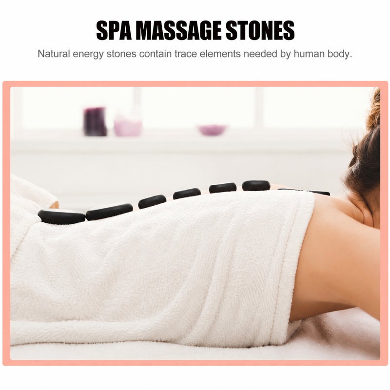 10pcs Portable Massage Stone SPA Natural Massage Stone - Image 5