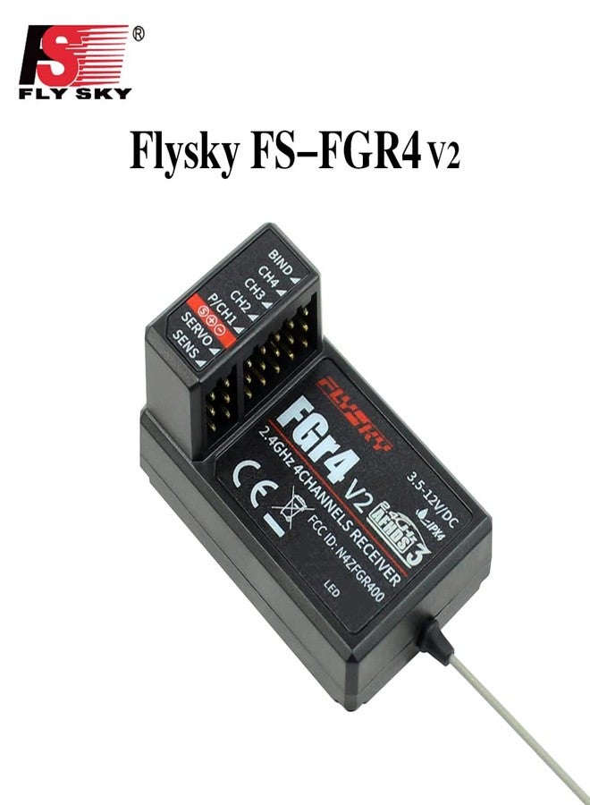 Goolsky Flysky FS-FGR4 Receiver 2.4Ghz 4CH AFHDS3 for Flysky Noble FS-NB4 Transmitter - Image 2