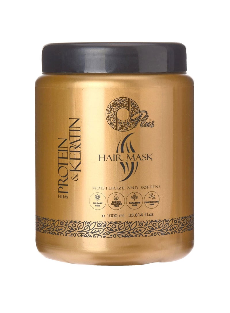 Oplus Hair mask with protein and keratin 1000 ml - Image 1