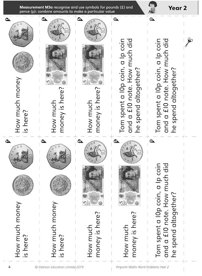 Pinpoint Maths Word Problems Years 1 to 6 Teacher Book Pack: Photocopiable Targeted Practice  - Image 4