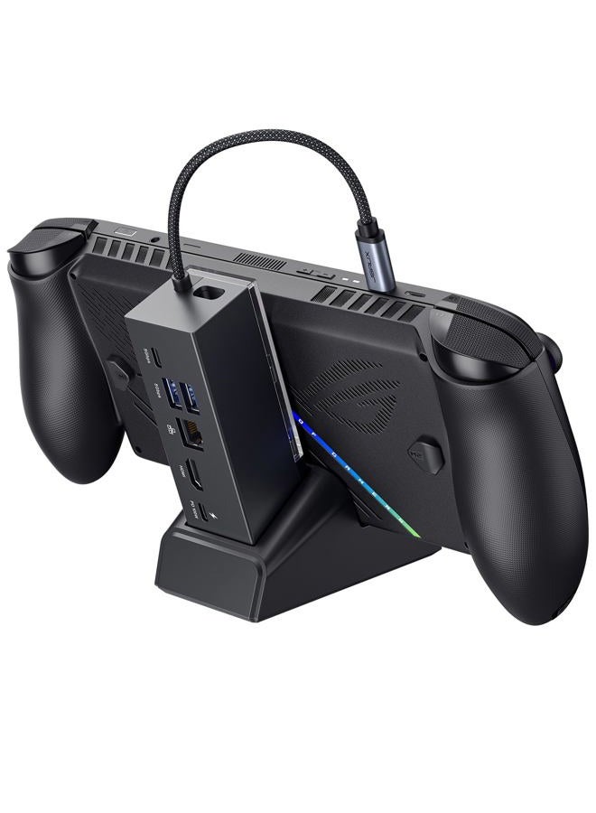 jsaux Docking Station for ROG Xbox Ally X (2025)/ROG Ally X/ROG Ally/Steam Deck/Legion Go/Legion Go S, 6-in-1 Dock with HDMI 4K@120Hz, Gigabit Ethernet, USB A & USB C 3.2 Gen 1, 100W Charging - HB0609 - Image 1
