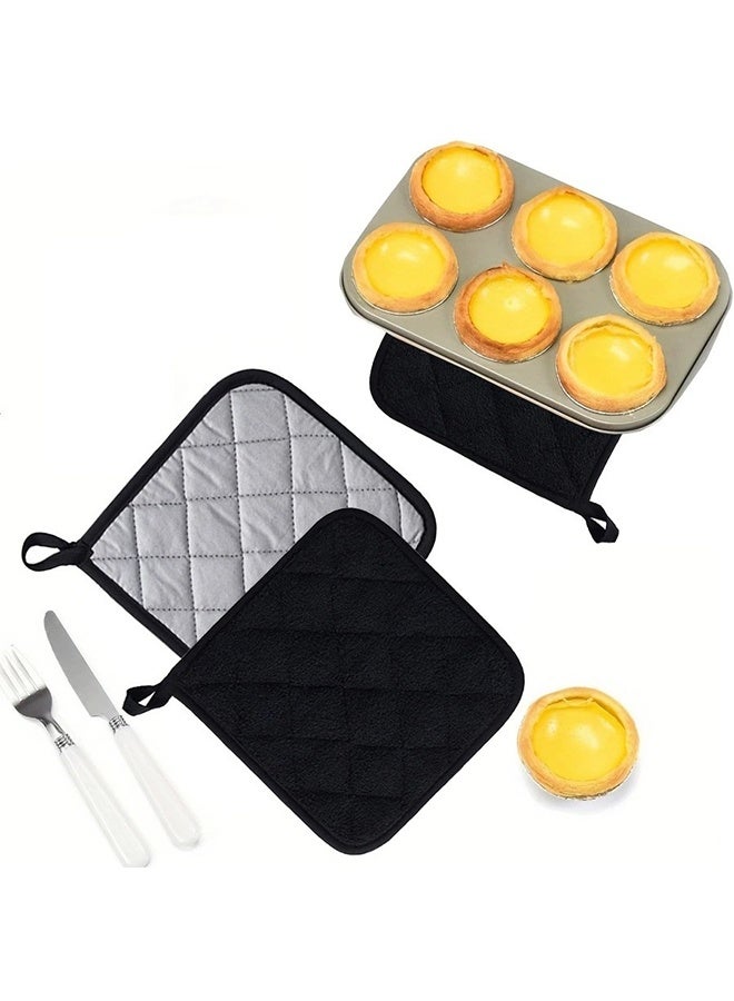 5 PCS Pot Holders for Kitchen, Cotton Potholers with Great Heat Resistance, Hot Pads,  for Cooking and Baking - Image 4