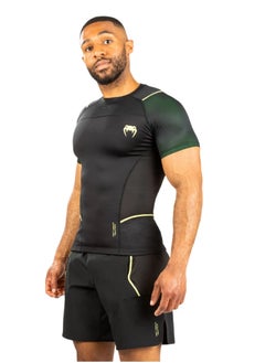 VENUM FUSION 2.0 RASHGUARDS SHORT SLEEVES BLACK/YELLOW