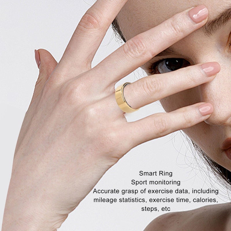 Zopsc Smart Ring for Women & Men, Fitness Tracker Ring with Remote Care, Step Counter, Calorie Tracking, Sleep Tracker, Anillo Inteligente for Sports (8#) - Image 5