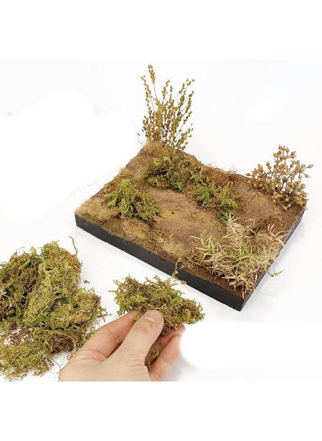 Warmtree - Warmtree Simulation Green Grass Artificial Moss Miniature Static Grass Model Grass Tufts Railway Artificial Grass for Train Landscape Railroad Scenery Sand Military Layout Model - Image 1