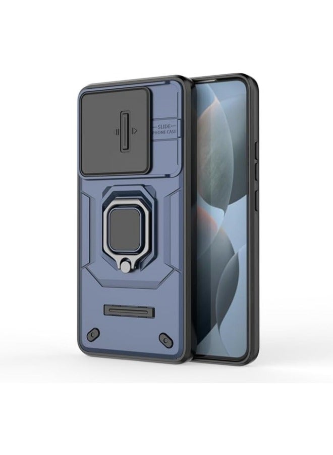 عام حافظة متوافقة مع حافظة شاومي بوكو إكس 6 برو 5 جي مع غطاء عدسة الكاميرا المنزلقة ، متوافقة مع حافظة شاومي ريدمي كيه 70 إي 5 جي - Image 3