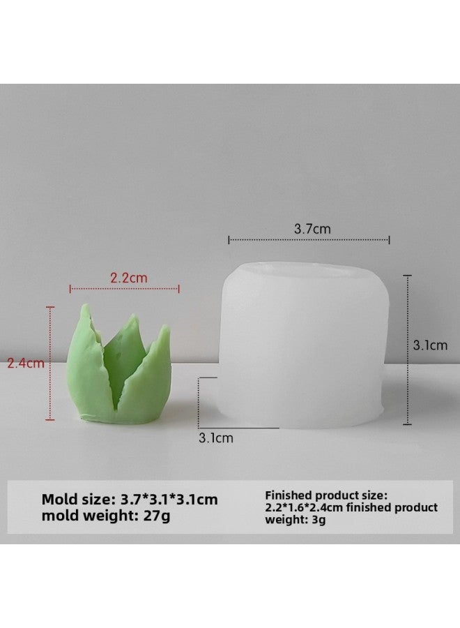 Maamoul Mold - Silicone Candle Making Mold - Cactus J-0688 - DIY Aromatherapy Candle Mold, Handmade Wax Mold, Resin Casting, Soap Candle Craft, Epoxy Resin Mold - Image 1