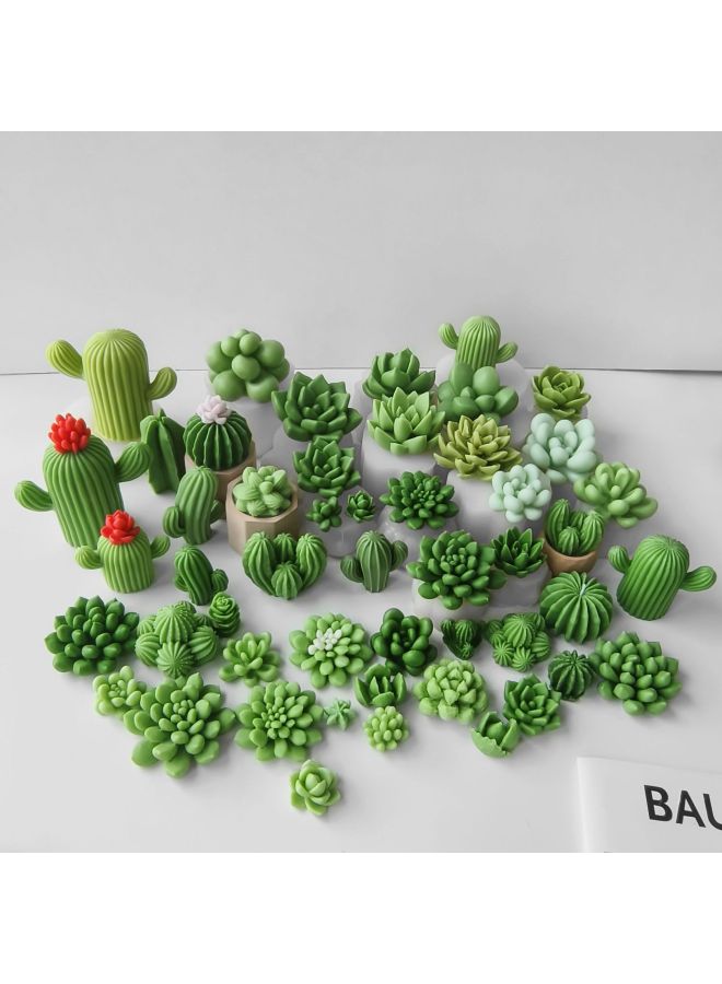 Maamoul Mold - Silicone Candle Making Mold - Cactus J-0688 - DIY Aromatherapy Candle Mold, Handmade Wax Mold, Resin Casting, Soap Candle Craft, Epoxy Resin Mold - Image 2