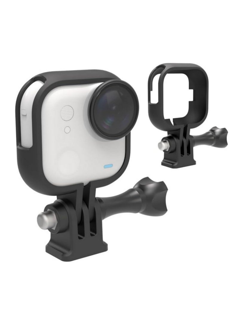 لِقَفَصِ كَامِيرَا الأرْنَبِ Insta360 Go Ultra المِصْغَرِ الإِنْتِقَالِيِّ: غِلَافٌ وَاقٍ هَيْكَلُ كَامِيرَا لِلتَّثْبِيتِ عَلَى حَوَامِلِ الكَامِيرَا بِالقُدْرَةِ عَلَى التَّصْوِيرِ الأُفُقِيِّ وَالعَمُودِيِّ - Image 1