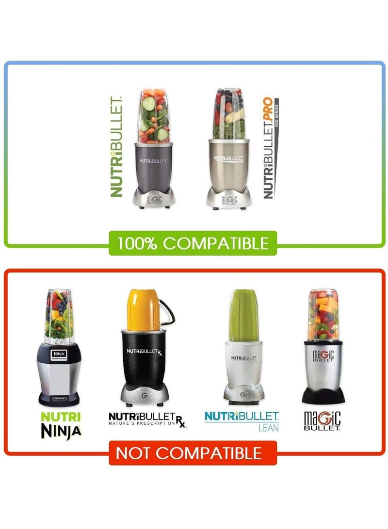 Nutribullet Blender Replacement Parts Kit: 32oz Cup, 24oz Cup, and Extractor Blade (3 PCS) for 600W/900W Models - Image 3