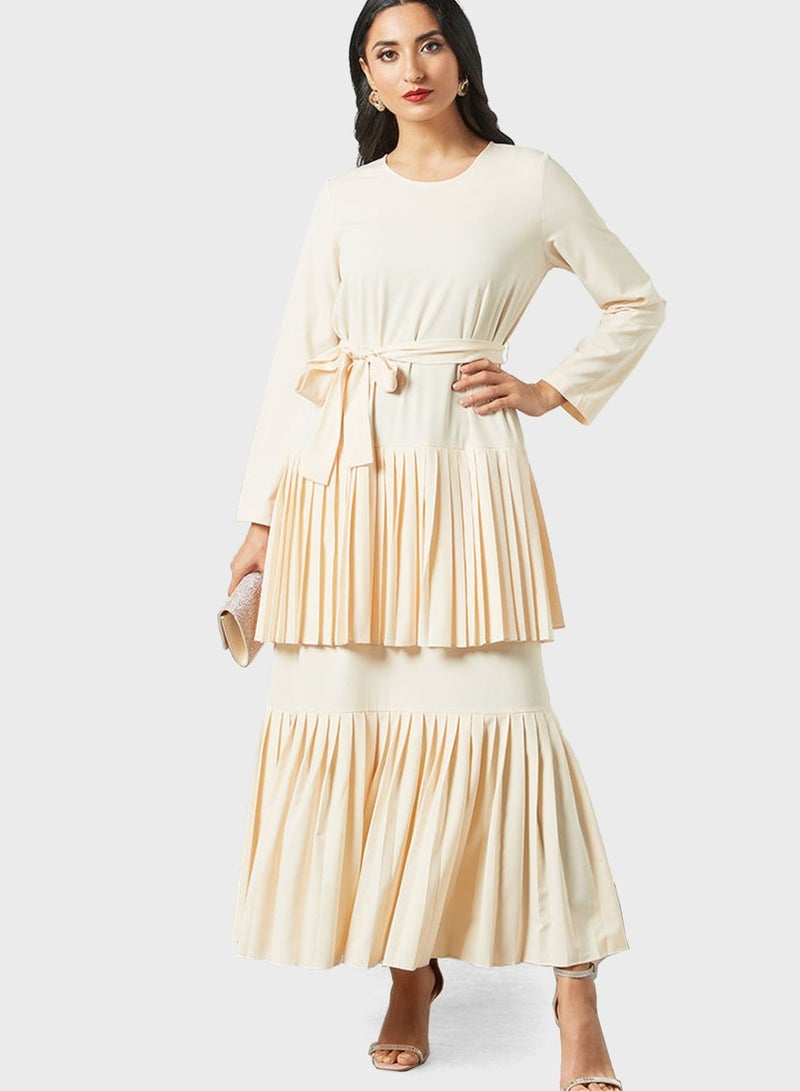 ديزرت كوف فستان بكسرات وطبقتين - Image 1