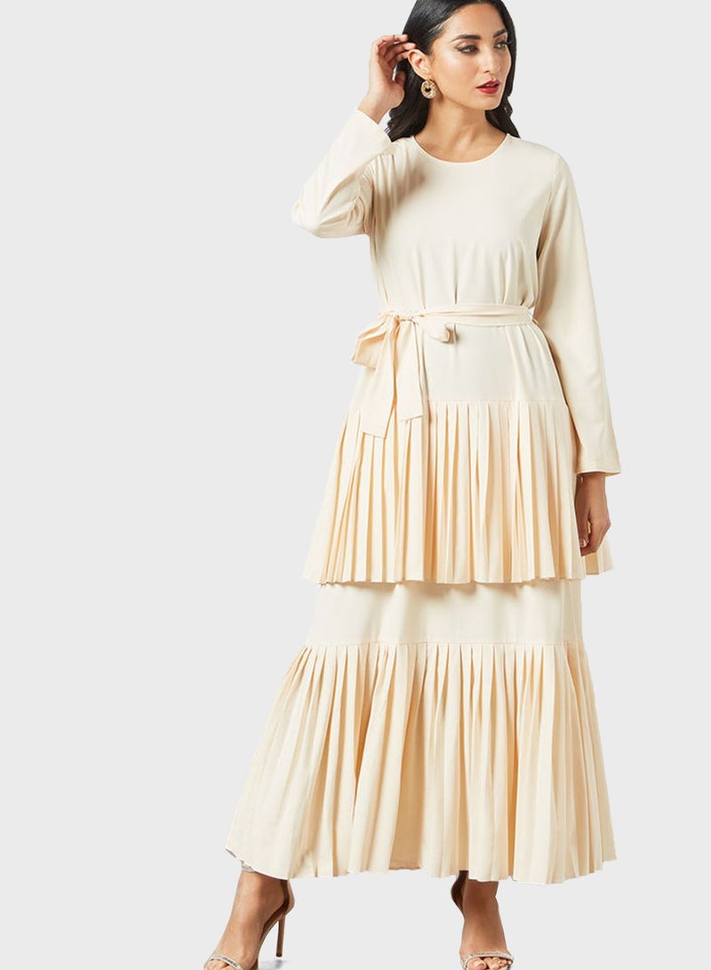 ديزرت كوف فستان بكسرات وطبقتين - Image 4