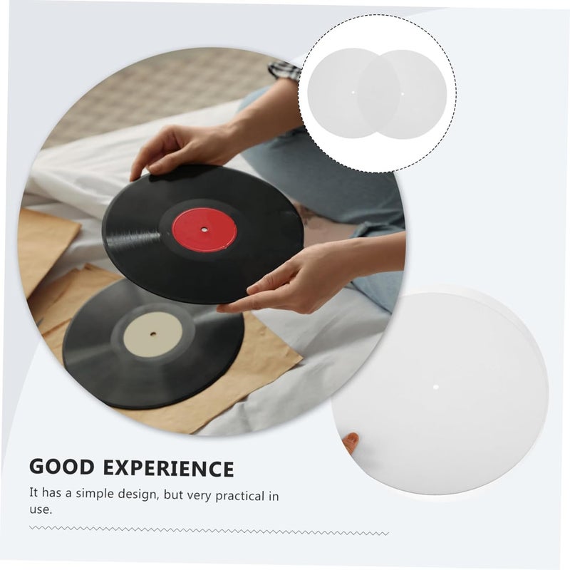 2pcs Vinyl Record Player Pad Felt Record Mats Protective Turntable Mat Slip Pad - Image 4
