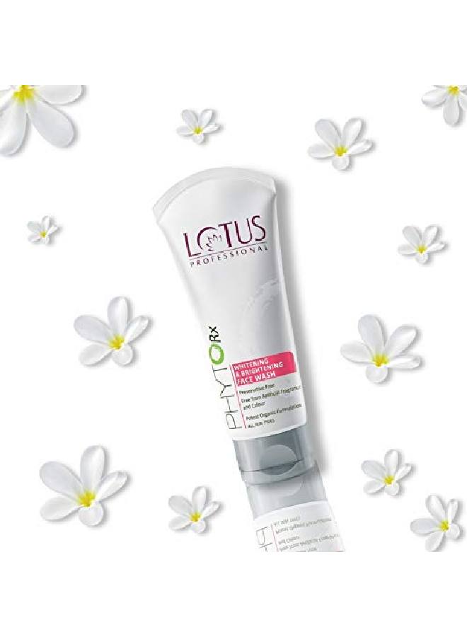 Lotus Professional Phytorx Whitening Brightening Crème Face Wash 50G+80G  - Image 4