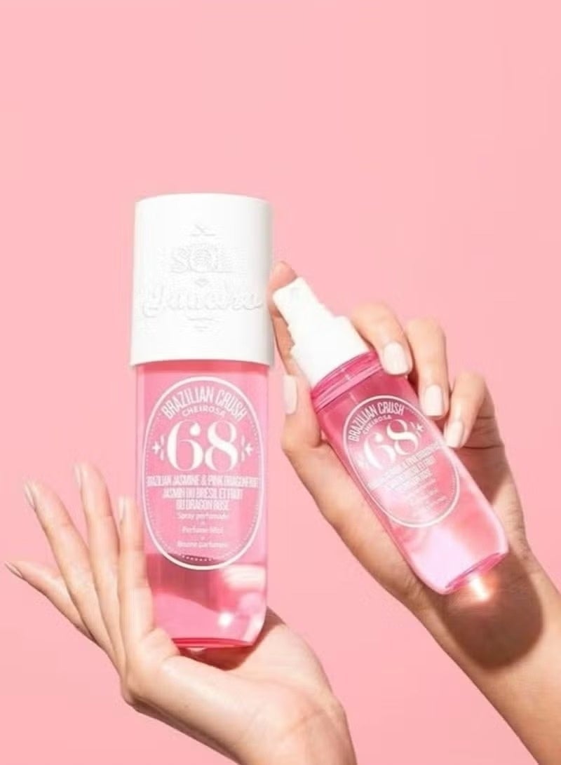 سول دي جينيرو رذاذ عطري برازيليان كراش شيروسا 68 بيجا فلور - 90 مل | عطر زهري وفاكهي برائحة فاكهة العاطفة والياسمين الوردي والعنبر | عطر خفيف ومنعش للنساء والرجال - Image 3