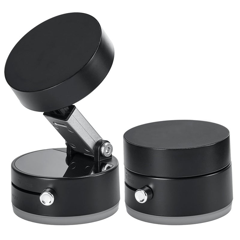 JOYTUTUS Shower Phone Holder Reusable Suction Cup Phone Mount for Shower Mirror Kitchen Window Bathroom Shower Phone Mount Compatible with iPhone 16 15 14 13 12 All PhonesBlack1 Pack - Image 2