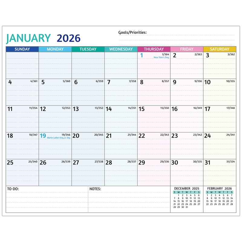 BowCuk 2026-2027 Magnetic Calendar for Refrigerator - 2 Year Calendar from Jan 2026 - Dec 2027, 8 x 10 In, 24 Monthly Magnetic Fridge Planner with Strong Magnets, Thick Paper, Ample Space for Easy Planning - Image 1