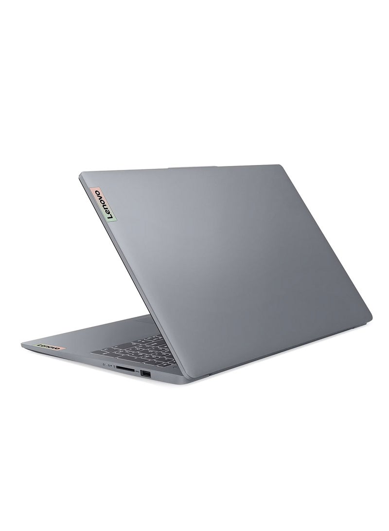 لينوفو لابتوب IdeaPad Slim 3 بشاشة 15.6 بوصة عالية الدقة بالكامل (1920×1080)، معالج Intel Core i3-N305، ذاكرة وصول عشوائي 8 جيجابايت DDR5، قرص صلب SSD سعة 512 جيجابايت، نظام تشغيل Windows 11 Home، معالج رسومات Intel UHD، حقيبة حمل علوية من Lenovo، لون رمادي قطبي، يدعم اللغتين الإنجليزية والعربية الإنجليزية/العربية - Image 4