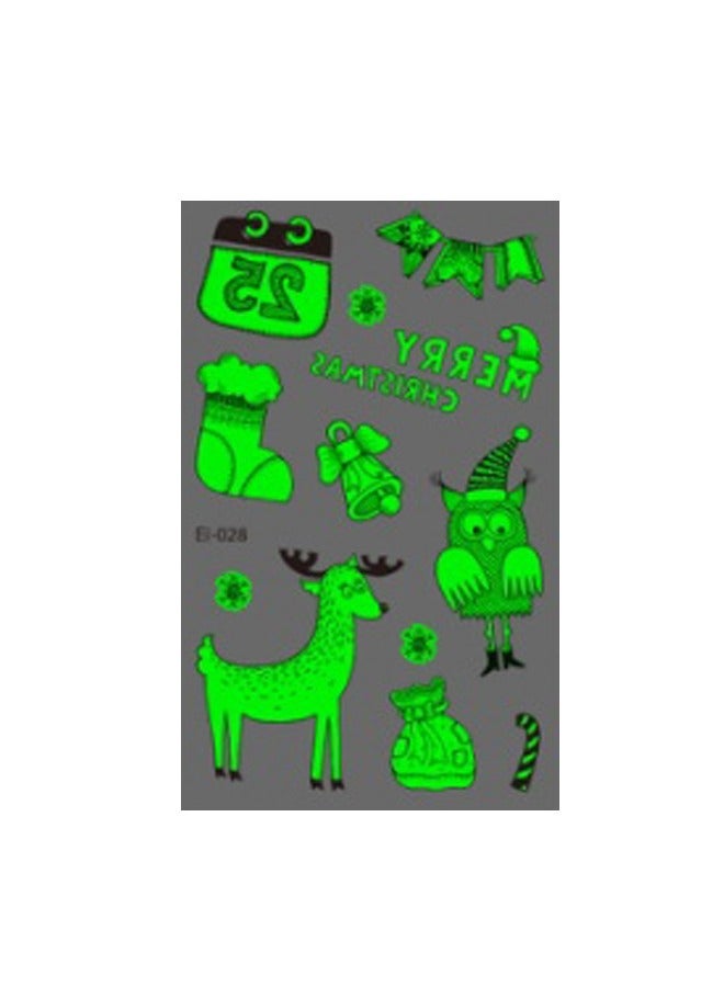 5esha Blacklight Shiny Luminous Waterproof Tattoos Sticker - Image 2