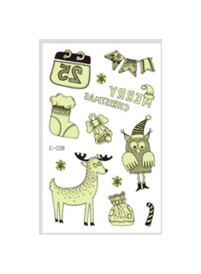 5esha Blacklight Shiny Luminous Waterproof Tattoos Sticker - Image 1