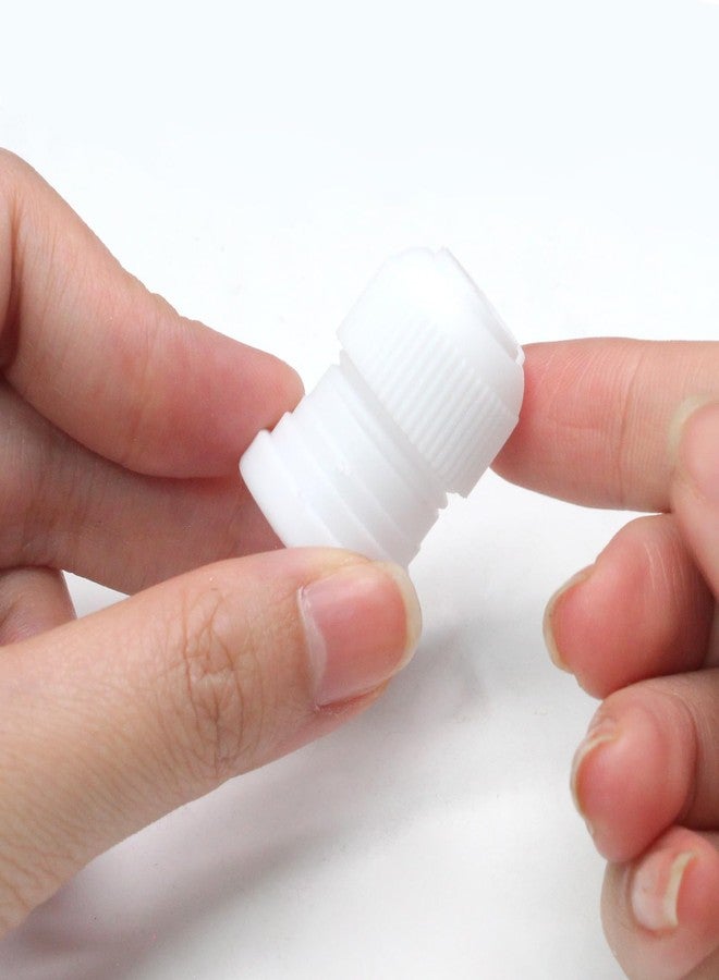 PHITUODA 12 Pcs Piping Bag Couplers Plastic Standard Couplers Cake Decorating Coupler Small Pipe Tip Coupler for Frosting Icing Nozzles Cake Baking Tools Accessories - Image 4