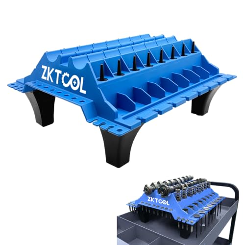 ZKTOOL Engine Cylinder Head Organizer Valves ToolEngine Organizer Parts TrayValvetrain Organizer TraysEngine Cylinder Head Tray OrganiserStore Car Cylinder Head Parts Valves Springs Camshafts - Image 1