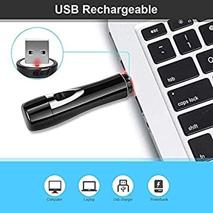 Cleanfly 4 in 1 USB Rechargeable Waterproof Painless Facial Hair, Eyebrow, Nose Electric Trimmer for Women (Black) - Image 2