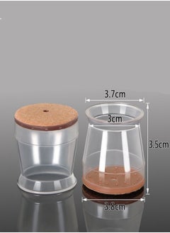 Generic 10 Pcs Thickened Silicone Chair Leg Caps with Felt Pads, Non-Slip Table and Chair Leg Protectors, Noise-Reducing Furniture Foot Covers  - Image 4