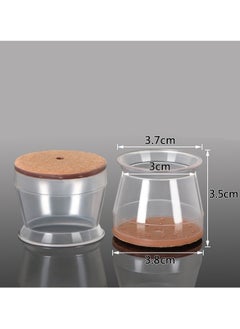 Generic 10 Pcs Thickened Silicone Chair Leg Caps with Felt Pads, Non-Slip Table and Chair Leg Protectors, Noise-Reducing Furniture Foot Covers  - Image 1