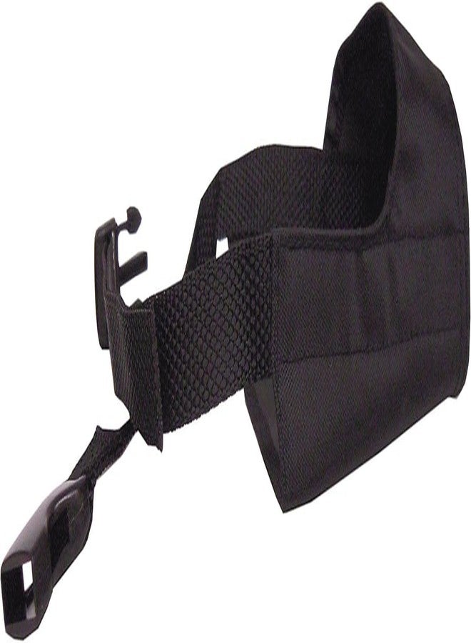 Hamilton Pet & Equine Hamilton H.P. Mugz Adjustable Quick Fit Nylon Soft Dog Muzzle, 9-1/2 to 10-Inch, Black - Image 4