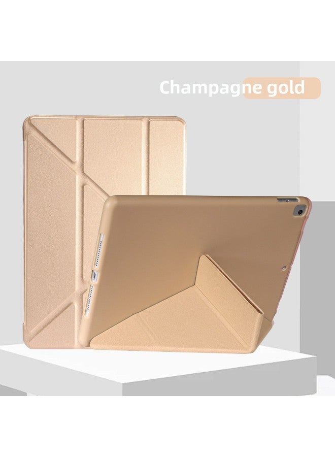 Customized 2024 M2 Protective Case Deformed Y-Fold Ipad10.2 Leather Case Air6 New 10Th Generation Pro11 Protective Case